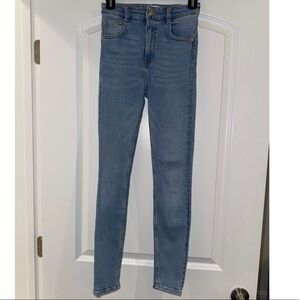 Zara Blue Skinny Jeans